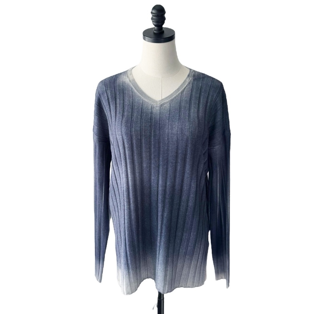 Ploumanac’h Chroma Ribbed Wool V Neck Sweater